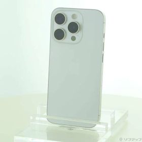 ソフマップ 〔中古品〕 iPhone15 Pro 256GB ホワイトチタニウム MTUD3J／A SIMフリー【258】