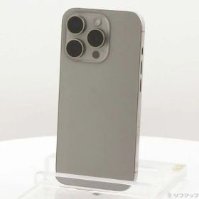 ソフマップ 〔中古品〕 iPhone15 Pro 256GB ナチュラルチタニウム MTUF3J／A SIMフリー【377】