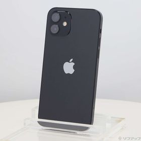(中古)Apple iPhone12 64GB ブラック MGHN3J/A SIMフリー(276-ud)