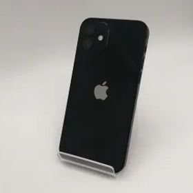 【中古】Apple docomo 【SIMロック解除済み】 iPhone 12 64GB ブラック MGHN3J/A【広島本通】保証期間１ヶ月【ランクA】