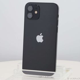 (中古)Apple iPhone12 64GB ブラック MGHN3J/A SIMフリー(377-ud)