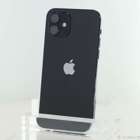 (中古)Apple iPhone12 64GB ブラック MGHN3J/A SIMフリー(198-ud)