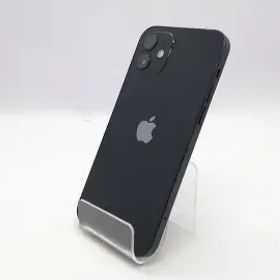 【中古】Apple au 【SIMロック解除済み】 iPhone 12 64GB ブラック MGHN3J/A【立川フロム中武】保証期間１ヶ月【ランクB】