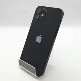 【中古】Apple au 【SIMロック解除済み】 iPhone 12 64GB ブラック MGHN3J/A【立川フロム中武】保証期間１ヶ月【ランクB】