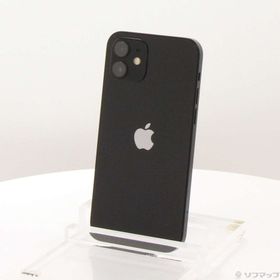 (中古)Apple iPhone12 64GB ブラック MGHN3J/A SIMフリー(352-ud)