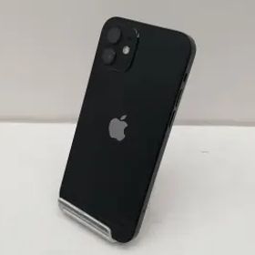 【中古】Apple SoftBank 【SIMロック解除済み】 iPhone 12 64GB ブラック MGHN3J/A【仙台イービーンズ】保証期間１ヶ月【ランクB】