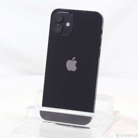 (中古)Apple iPhone12 64GB ブラック MGHN3J/A SIMフリー(269-ud)
