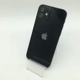 【中古】Apple UQmobile 【SIMロック解除済み】 iPhone 12 64GB ブラック MGHN3J/A【OSU301】保証期間１ヶ月【ランクC】