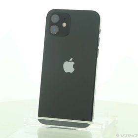 (中古)Apple iPhone12 64GB ブラック MGHN3J/A SIMフリー(262-ud)