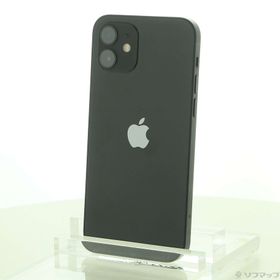 (中古)Apple iPhone12 64GB ブラック MGHN3J/A SIMフリー(198-ud)