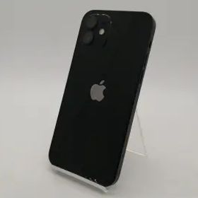 【中古】Apple au 【SIMロック解除済み】 iPhone 12 64GB ブラック MGHN3J/A【札幌南2条】保証期間１ヶ月【ランクB】