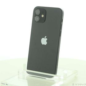 (中古)Apple iPhone12 64GB ブラック MGHN3J/A SIMフリー(258-ud)