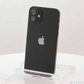 (中古)Apple iPhone12 64GB ブラック MGHN3J/A SIMフリー(297-ud)