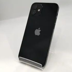 【中古】Apple docomo 【SIMロック解除済み】 iPhone 12 64GB ブラック MGHN3J/A【浜松駅前】保証期間１ヶ月【ランクB】