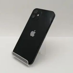 【中古】Apple au 【SIMロック解除済み】 iPhone 12 64GB ブラック MGHN3J/A【三宮センター】保証期間１ヶ月【ランクC】