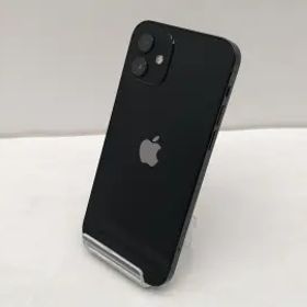【中古】Apple ymobile 【SIMロック解除済み】 iPhone 12 64GB ブラック MGHN3J/A【仙台イービーンズ】保証期間１ヶ月【ランクC】