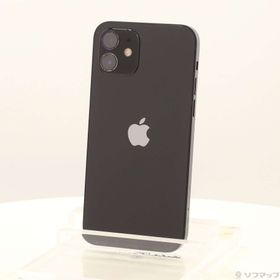 (中古)Apple iPhone12 64GB ブラック MGHN3J/A SIMフリー(295-ud)