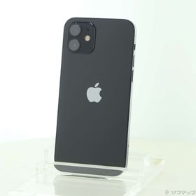 (中古)Apple iPhone12 64GB ブラック MGHN3J/A SIMフリー(258-ud)