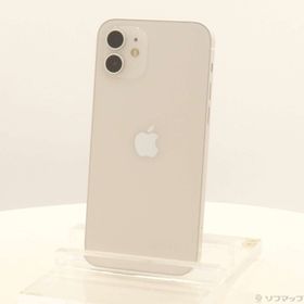 (中古)Apple iPhone12 64GB ホワイト MGHP3J/A SIMフリー(258-ud)