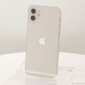 (中古)Apple iPhone12 64GB ホワイト MGHP3J/A SIMフリー(247-ud)