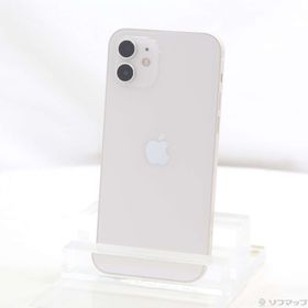 (中古)Apple iPhone12 64GB ホワイト MGHP3J/A SIMフリー(258-ud)