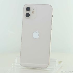 (中古)Apple iPhone12 64GB ホワイト MGHP3J/A SIMフリー(305-ud)