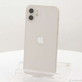 (中古)Apple iPhone12 64GB ホワイト MGHP3J/A SIMフリー(269-ud)