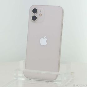 (中古)Apple iPhone12 64GB ホワイト MGHP3J/A SIMフリー(352-ud)