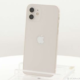 (中古)Apple iPhone12 64GB ホワイト MGHP3J/A SIMフリー(258-ud)