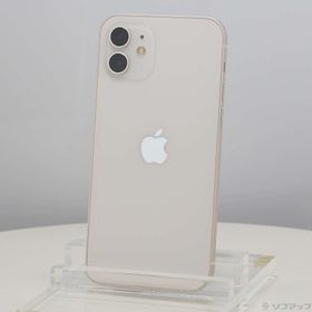 (中古)Apple iPhone12 64GB ホワイト MGHP3J/A SIMフリー(198-ud)