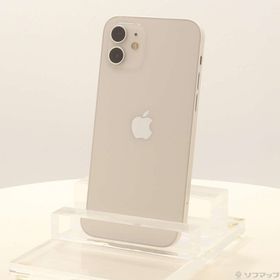 (中古)Apple iPhone12 64GB ホワイト MGHP3J/A SIMフリー(269-ud)