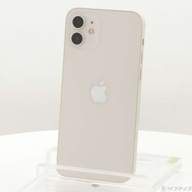 (中古)Apple iPhone12 64GB ホワイト MGHP3J/A SIMフリー(258-ud)
