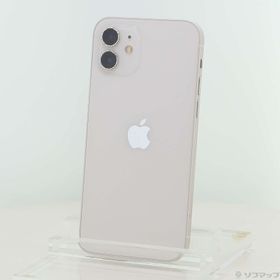 (中古)Apple iPhone12 64GB ホワイト MGHP3J/A SIMフリー(368-ud)