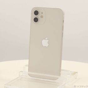 (中古)Apple iPhone12 64GB ホワイト MGHP3J/A SIMフリー(344-ud)