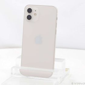 (中古)Apple iPhone12 64GB ホワイト MGHP3J/A SIMフリー(377-ud)
