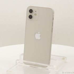 (中古)Apple iPhone12 64GB ホワイト MGHP3J/A SIMフリー(258-ud)