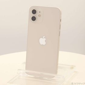 (中古)Apple iPhone12 64GB ホワイト MGHP3J/A SIMフリー(269-ud)
