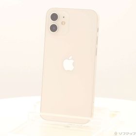 (中古)Apple iPhone12 64GB ホワイト MGHP3J/A SoftBank(262-ud)