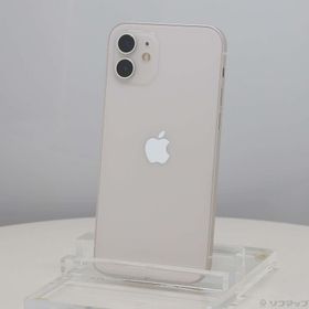(中古)Apple iPhone12 64GB ホワイト MGHP3J/A SIMフリー(295-ud)