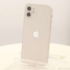 (中古)Apple iPhone12 64GB ホワイト MGHP3J/A SIMフリー(269-ud)