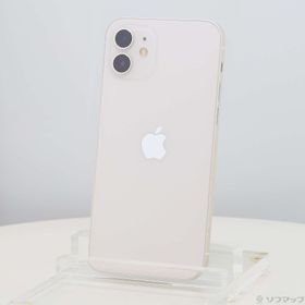 (中古)Apple iPhone12 64GB ホワイト MGHP3J/A SIMフリー(198-ud)