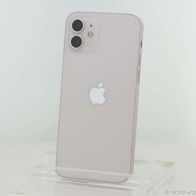 (中古)Apple iPhone12 64GB ホワイト MGHP3J/A SIMフリー(276-ud)