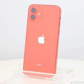 (中古)Apple iPhone12 64GB プロダクトレッド MGHQ3J/A SIMフリー(344-ud)