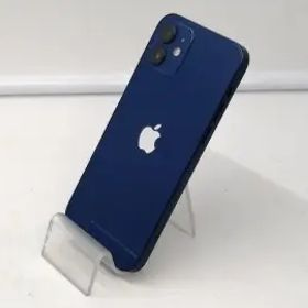 【中古】Apple au 【SIMロック解除済み】 iPhone 12 64GB ブルー MGHR3J/A【札幌】保証期間１ヶ月【ランクB】