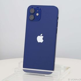 (中古)Apple iPhone12 64GB ブルー MGHR3J/A SIMフリー(198-ud)