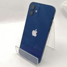 【中古】Apple au 【SIMロック解除済み】 iPhone 12 64GB ブルー MGHR3J/A【ECセンター】保証期間１ヶ月【ランクB】