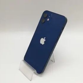 【中古】Apple SoftBank 【SIMロック解除済み】 iPhone 12 64GB ブルー MGHR3J/A【福岡天神】保証期間１ヶ月【ランクB】