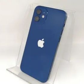 【中古】Apple au 【SIMロック解除済み】 iPhone 12 64GB ブルー MGHR3J/A【池袋東口】保証期間１ヶ月【ランクB】
