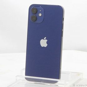 (中古)Apple iPhone12 64GB ブルー MGHR3J/A SoftBank(349-ud)