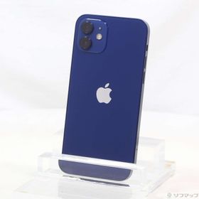 (中古)Apple iPhone12 64GB ブルー MGHR3J/A SIMフリー(247-ud)